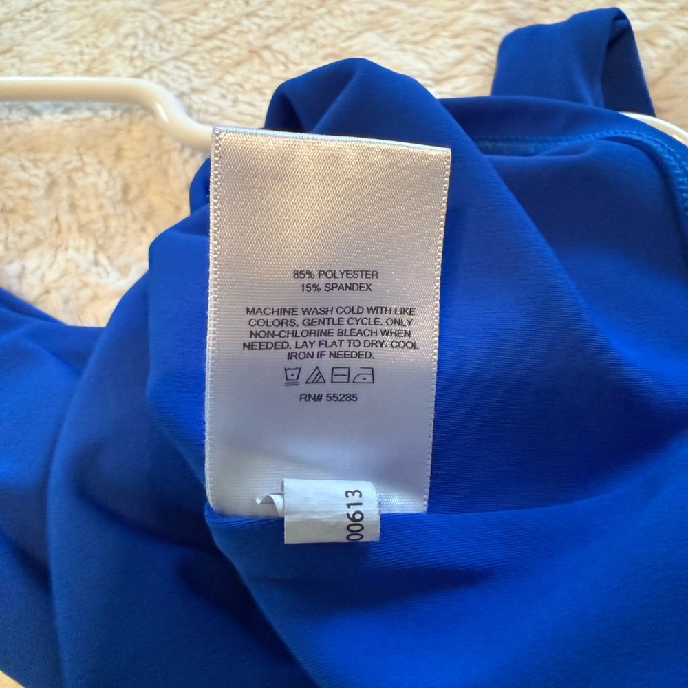 Express Royal Blue Women's Crop Top - Picture 6 of 6
